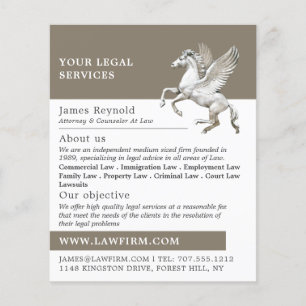 Pegasus, Legal Services Flyer
