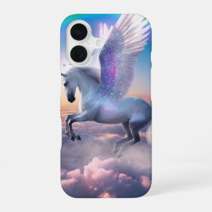 Pegasus mit Regenbogen iPhone 16 Hülle
