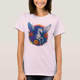 Pegasus Mythische Fantasiekunst T-Shirt