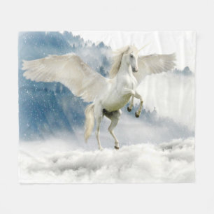 Pegasus Mythisches Flying Unicorn Pferd Fleecedecke