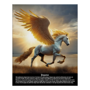 Pegasus Mythology Poster
