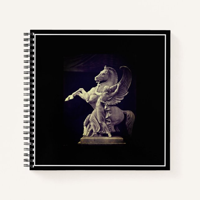 Pegasus – Pégase – Louis-Emile Durandelle Notizbuch (Vorderseite)