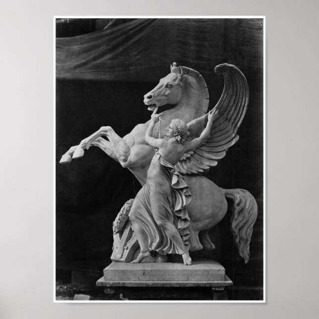 Pegasus - Pégase - Louis-Emile Durandelle Poster (Vorne)