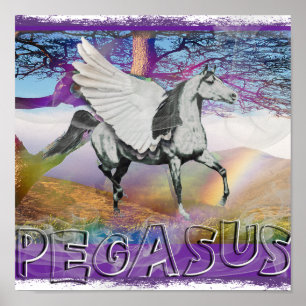 PEGASUS-PLAKAT - WINGED PFERD DER GÖTTER POSTER
