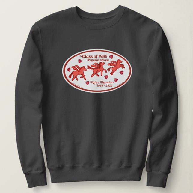 Pegasus Posse Ruby Treffen  Sweatshirt (Design vorne)