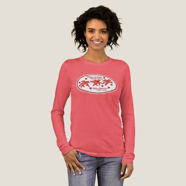 Pegasus Posse Ruby Wiedervereinigung  Tri-Blend Shirt (Volle Vorderseite)
