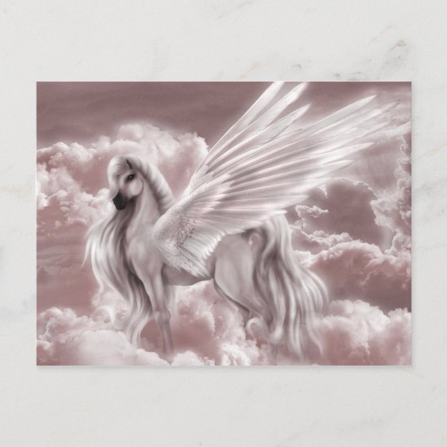 Pegasus Postkarte (Vorderseite)