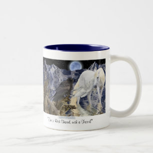 PEGASUS & RAVEN FRIEND Fantasy Art Tasse
