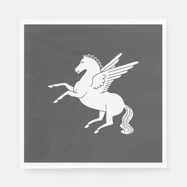 Pegasus Serviette (Vorderseite)