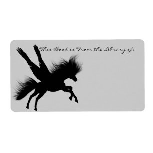 Pegasus Silhouette Buchzeichen