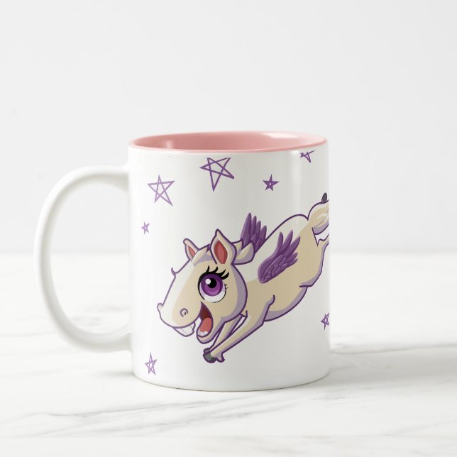 Pegasus-Tasse Zweifarbige Tasse (Links)