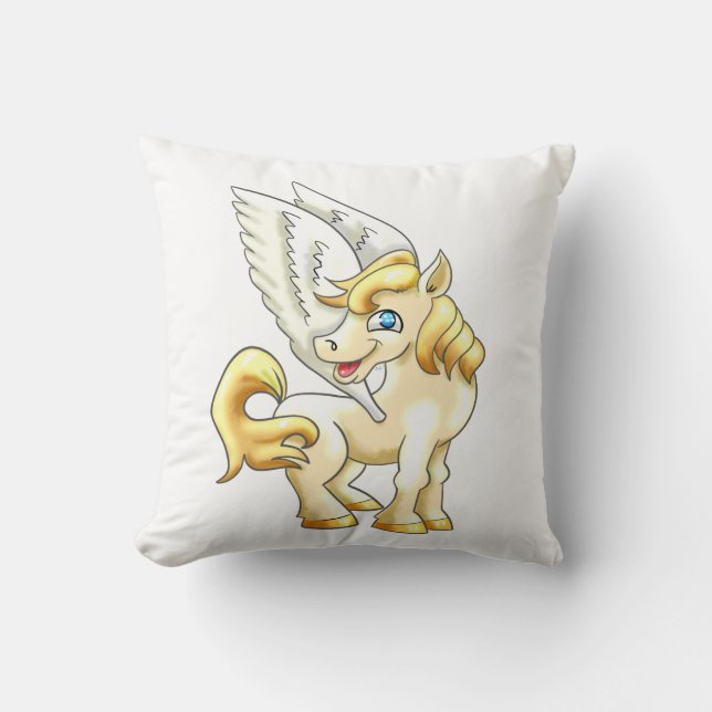 Pegasus Throw Kissen (Vorderseite)
