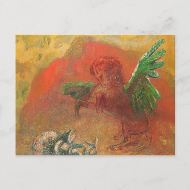 Pegasus Triumphant Postkarte (Vorderseite)
