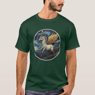 Pegasus unicorn Pferd Mädchen T-Shirt