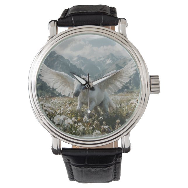 Pegasus Vorbereitung auf den Start Armbanduhr (Vorderseite)