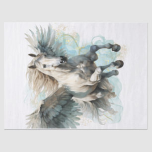 Pegasus Watercolor Decoupage Tissue Paper Seidenpapier