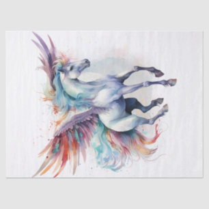 Pegasus Watercolor Decoupage Tissue Paper Seidenpapier