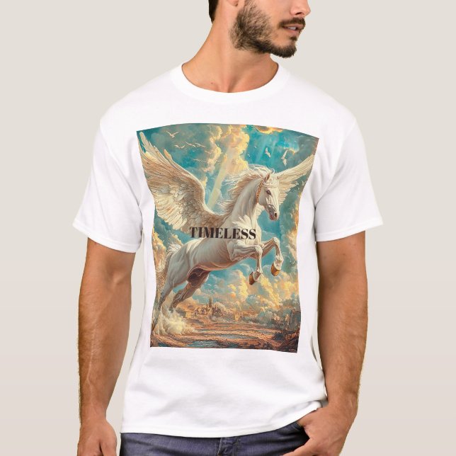 Pegasus Winged Horse Mythology T-Shirt (Vorderseite)