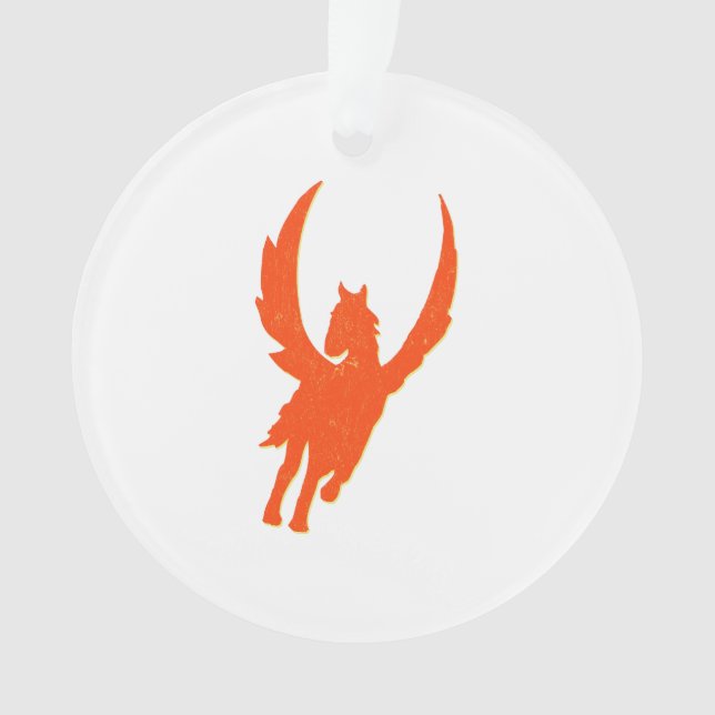 Pegasus/Winged Pferd Ornament (Vorderseite)
