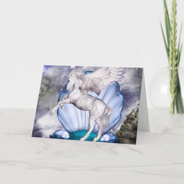 Pegasys Greeting Card Karte (Vorderseite)