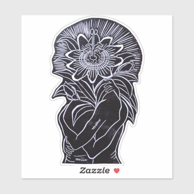 Pegatina de vinilo con forma personalizada aufkleber (Blatt)