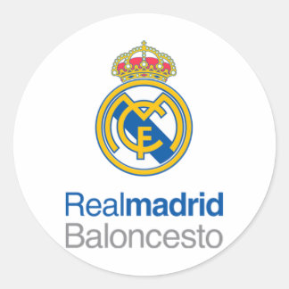 pegatina madridista runder aufkleber