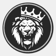 Pegatina rey leon