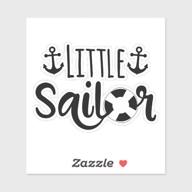 Pegatina troquelada Little sailor Aufkleber (Blatt)
