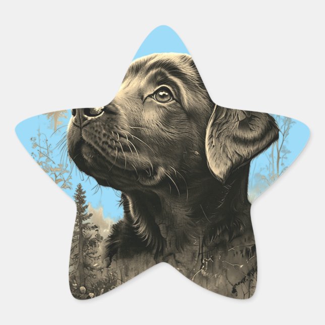 Pegatinas con forma de estrella Stern-Aufkleber (Vorderseite)