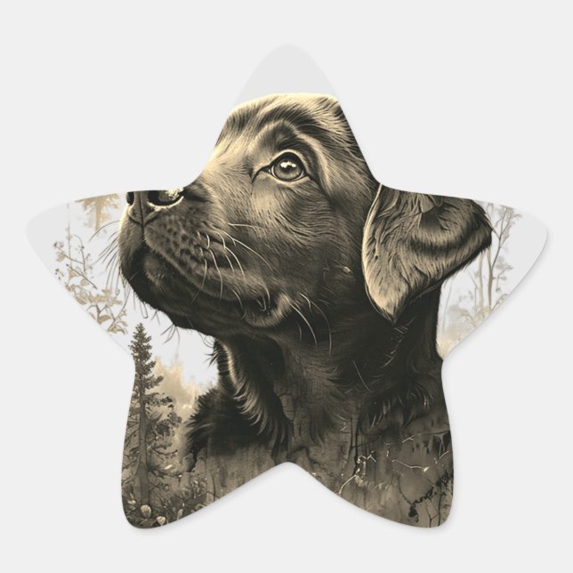 Pegatinas con forma de estrella Stern-Aufkleber (Vorderseite)