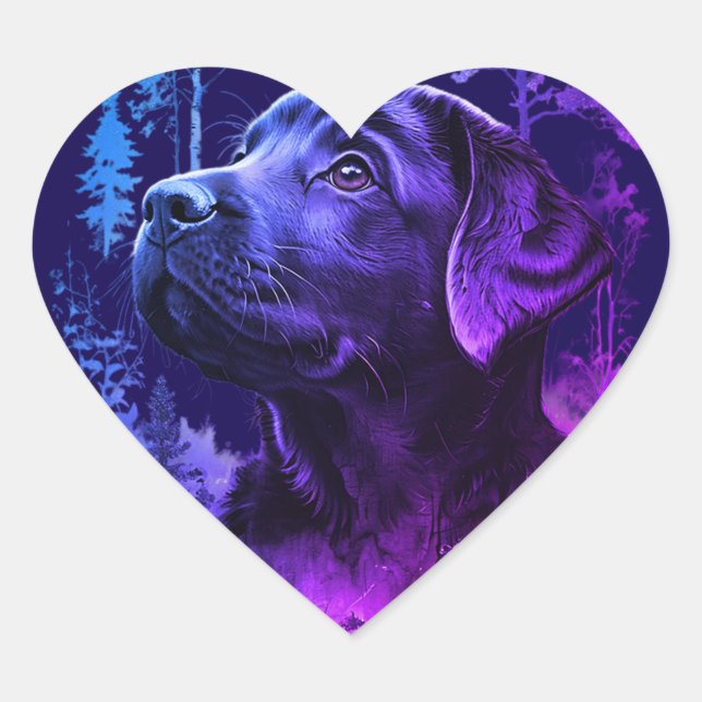 Pegatinas en forma de corazón Herz-Aufkleber (Vorderseite)