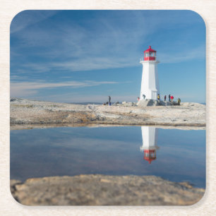 Peggy Bucht-Leuchtturm Kanada Rechteckiger Pappuntersetzer