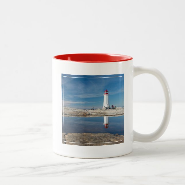 Peggy Bucht-Leuchtturm | Kanada Zweifarbige Tasse (Rechts)