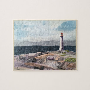 PEGGY BUCHT, NEUSCHOTTLAND,    AQUARELL PUZZLE