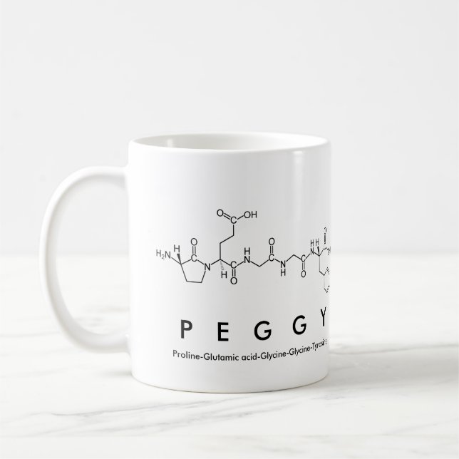 Peggy Peptidname Tasse (Links)