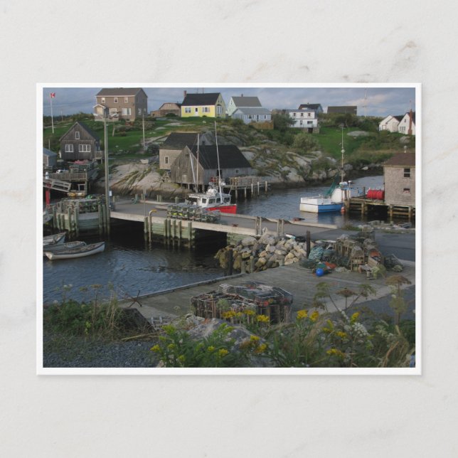 Peggys Cove Halifax Nova Scotia Kanada Postkarte (Vorderseite)