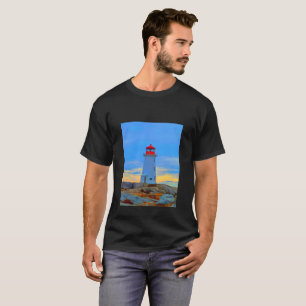 Peggy's Cove Leuchtturm Shirt Leuchtturm Route