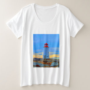 Peggy's Cove Leuchtturm Shirt Leuchtturm Route