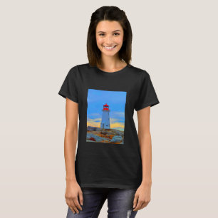 Peggy's Cove Leuchtturm Shirt Leuchtturm Route