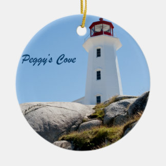Peggy's Cove Lighthouse (Farbe) Keramik Ornament