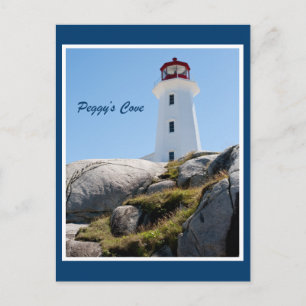 Peggy's Cove Lighthouse (Farbe) Postkarte