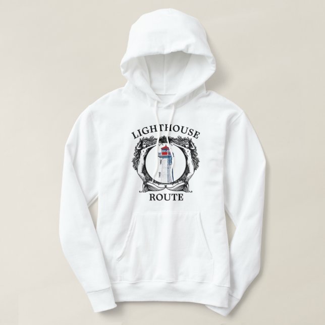 Peggy's Cove Lighthouse hoodie Lighthouse Route (Design vorne)