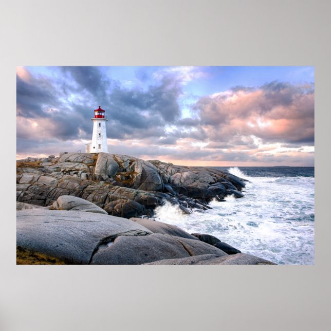 Peggy's Cove Lighthouse Poster (Vorne)