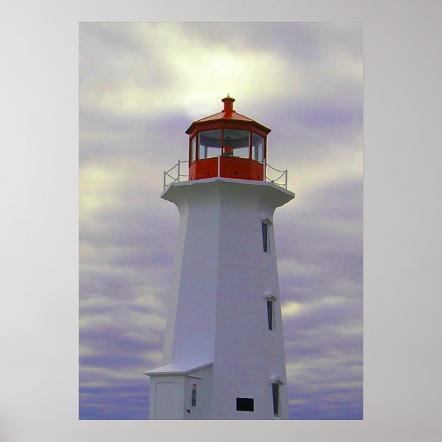 Peggy's Cove Lighthouse Poster Nova Scotia (Vorne)