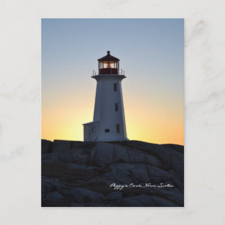 Peggy's Cove Lighthouse Route Nova Scotia Postkarte