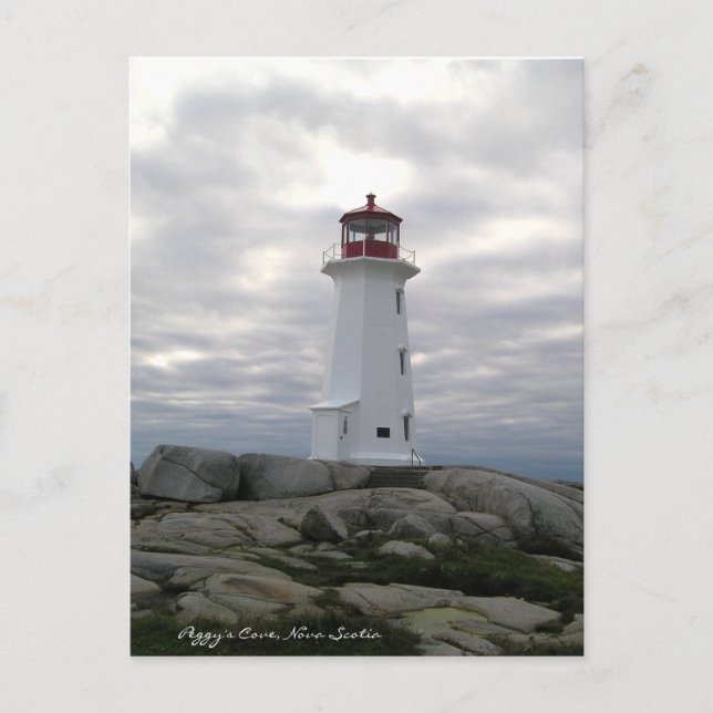 Peggy's Cove Nova Scotia Canada Post Card Postkarte (Vorderseite)