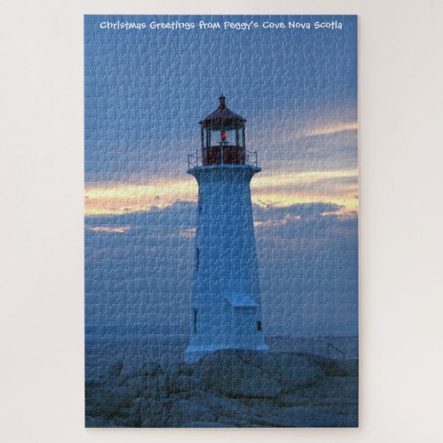 Peggys Cove Nova Scotia. Jigsaw Puzzle (Vertikal)