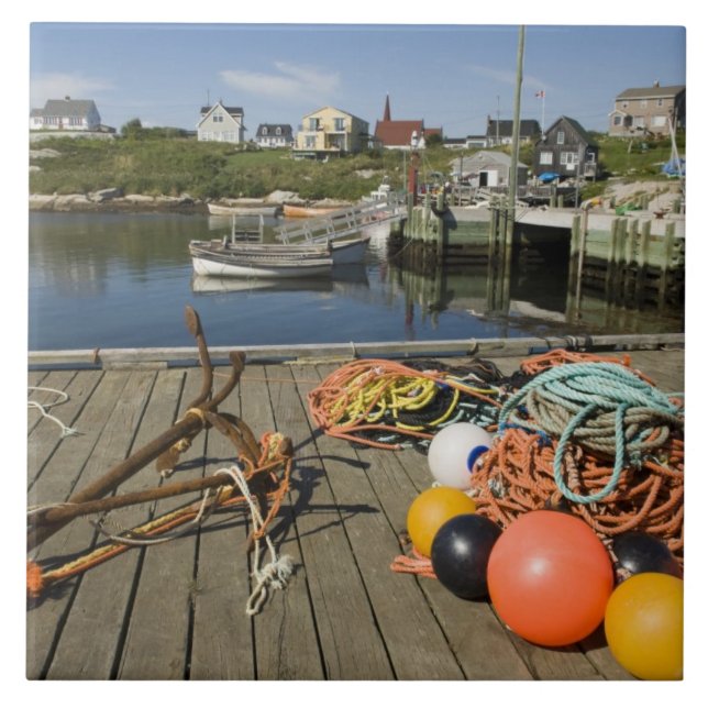 Peggy's Cove, Nova Scotia, Kanada 2 Fliese (Vorderseite)
