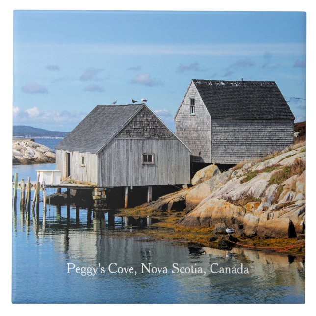 Peggy's Cove, Nova Scotia, Kanada Fliese (Vorderseite)