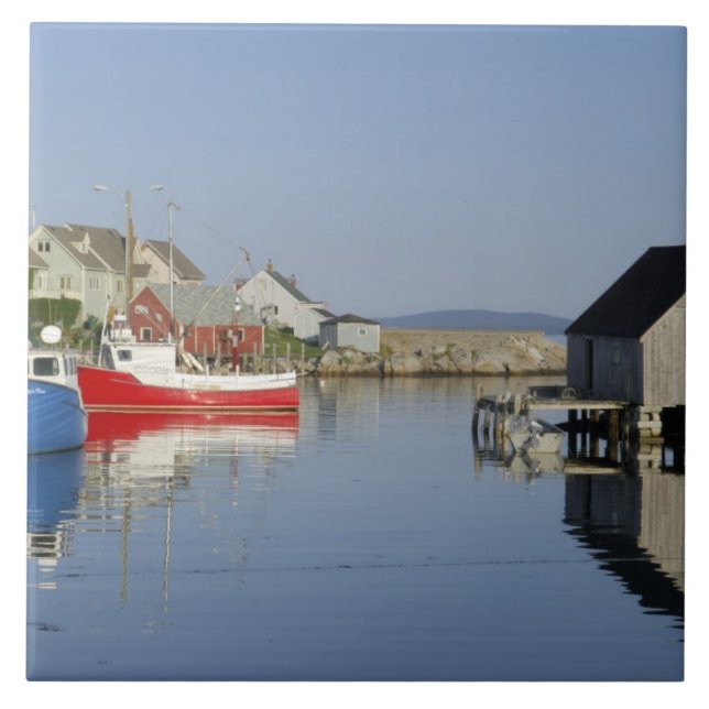 Peggy's Cove, Nova Scotia, Kanada Fliese (Vorderseite)